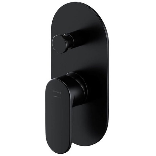 CERSANIT Bateria wannowo-prysznicowa podtynkowa CREA z boksem czarna