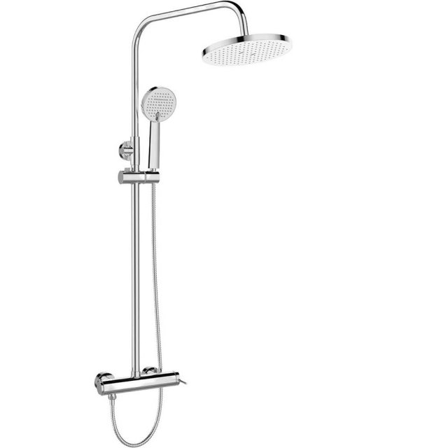 INVENA Kolumna prysznicowa KALITEA z deszczownią i baterią chrom AU-7