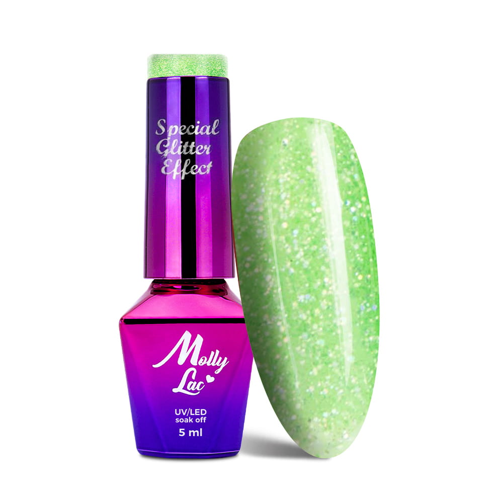 Lakier hybrydowy LED/UV Gel Polish Mollylac Starrily Nr 284 Absinthe 5 ml