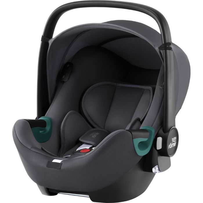 Britax Romer Baby-Safe iSense - fotelik samochodowy od urodzenia do 15 miesiąca życia, od 40 do 83 cm wzrostu-Midnight Grey