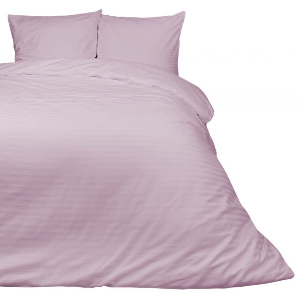 Pościel satynowa Darymex kolekcja Exclusive 200x220 + 2x70x80 wz. CIZGILI LILA