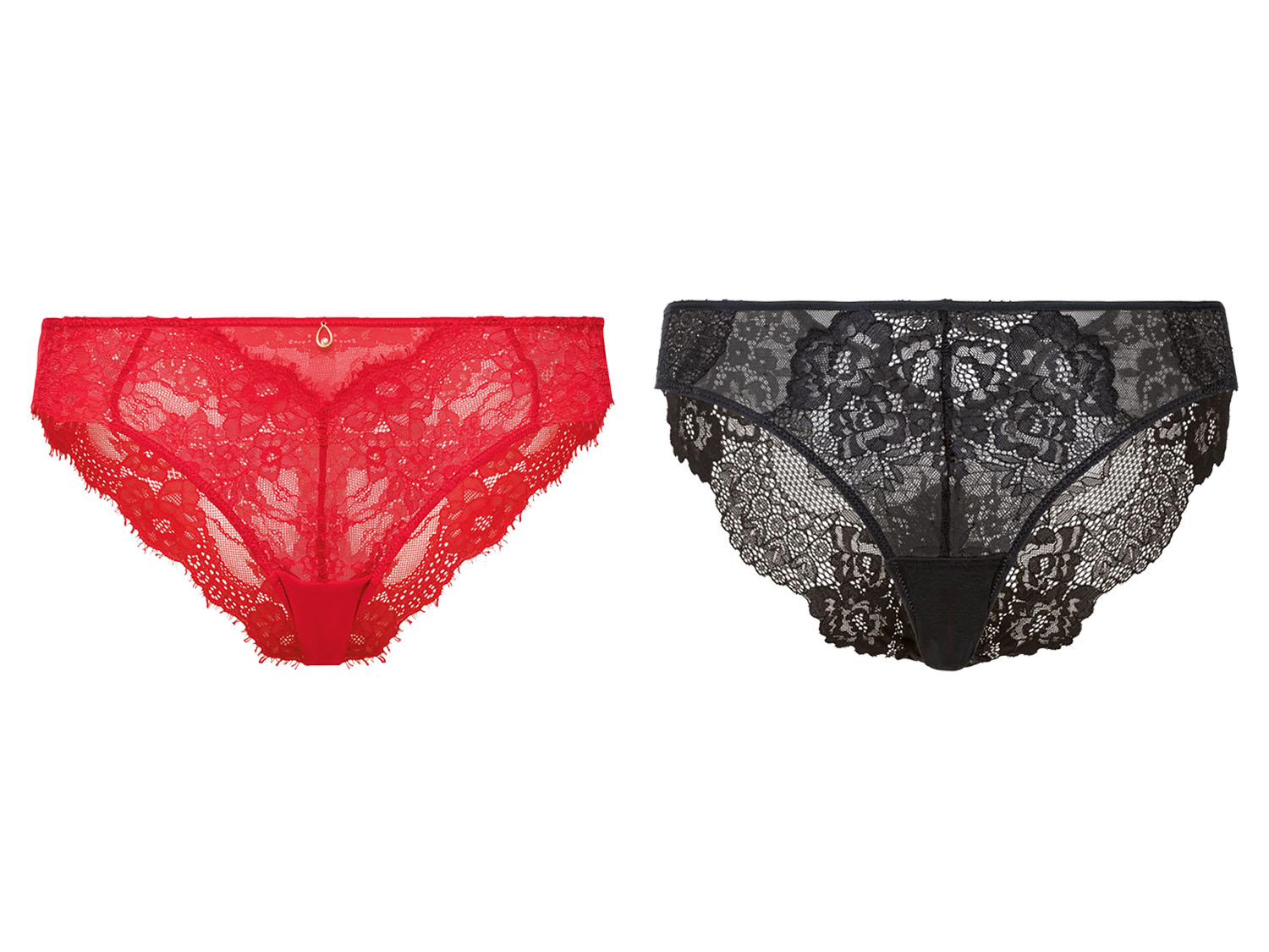 esmara Figi damskie z koronką, 2 pary XS 32/34