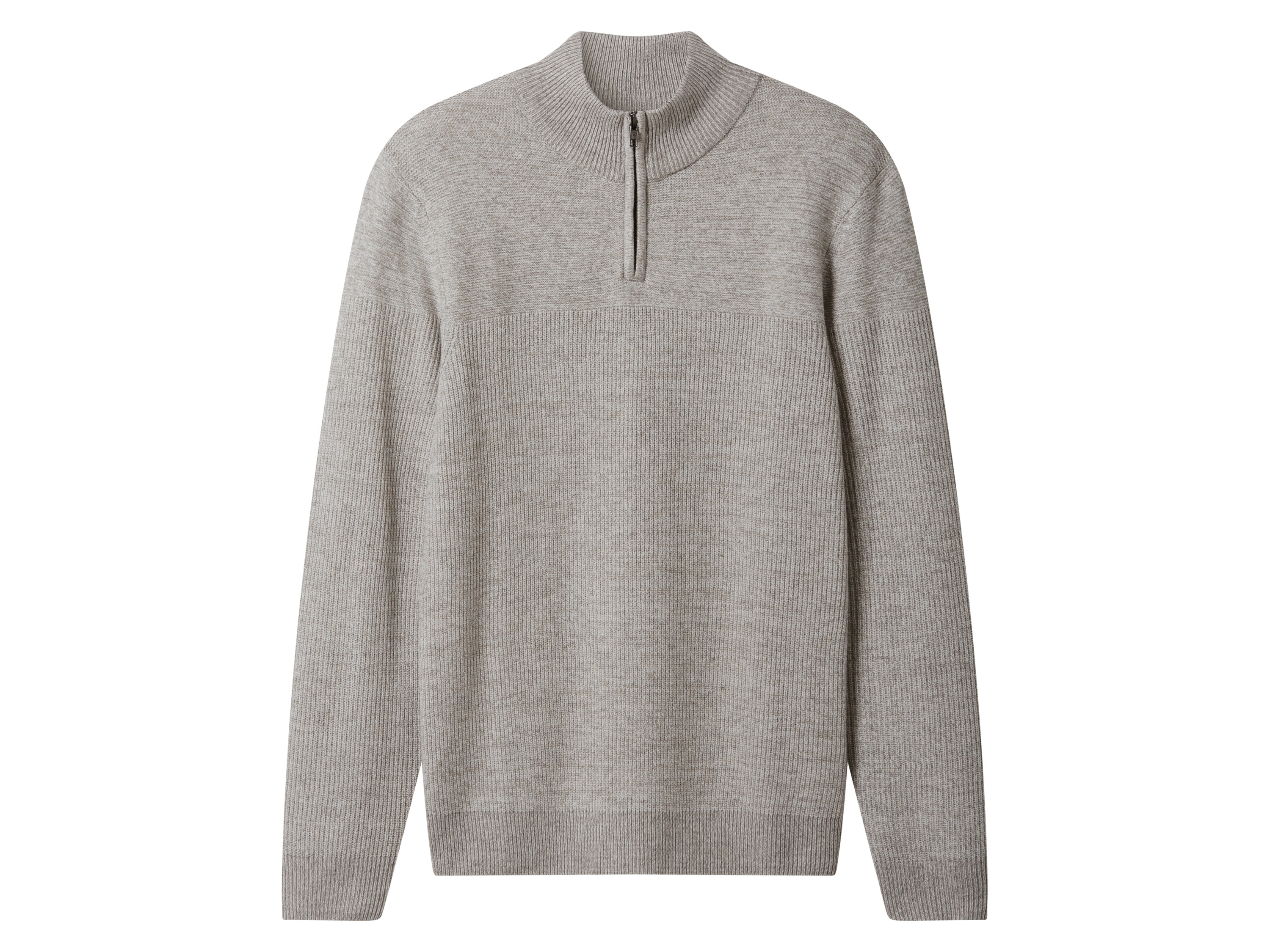 esmara Men Sweter męski z golfem Taupe, M 48/50