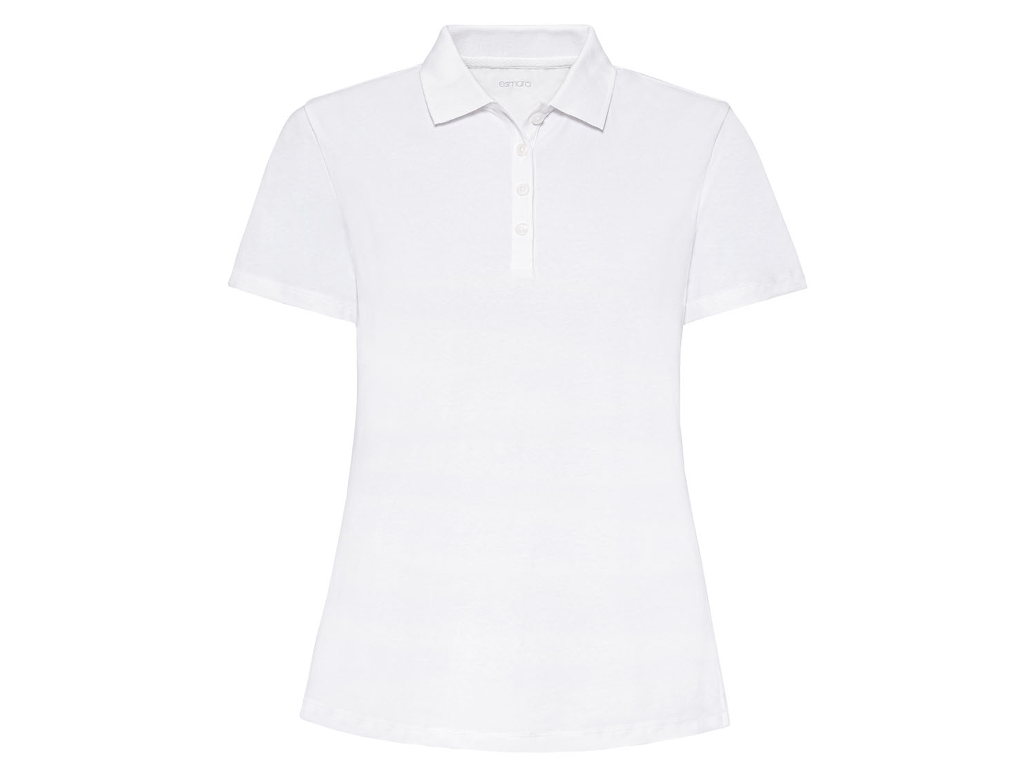 Koszulka polo damska z bawełny Biały, M40/42