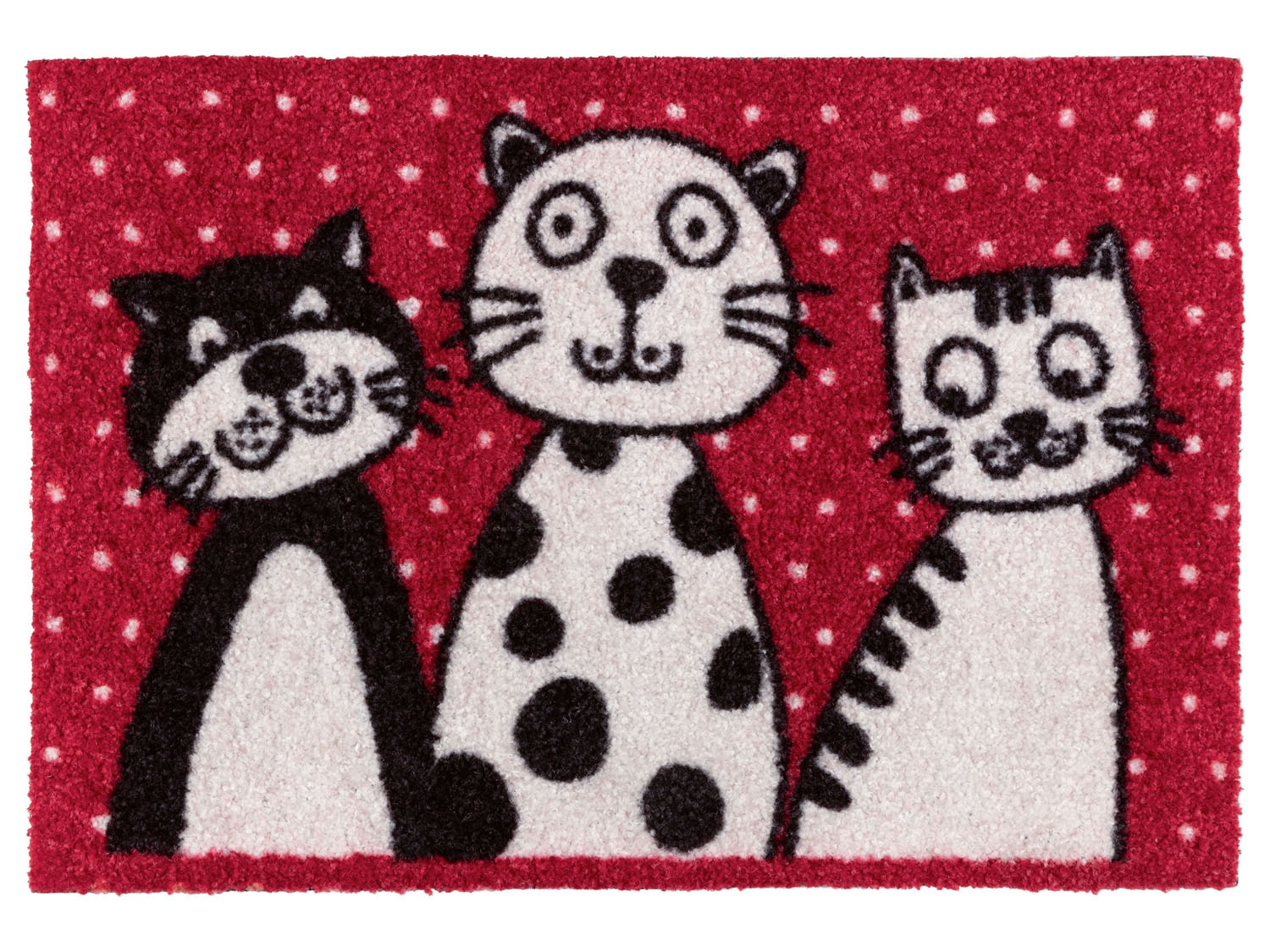 Livarno home Wycieraczka, 60 x 40 cm, 1 sztuka Koty