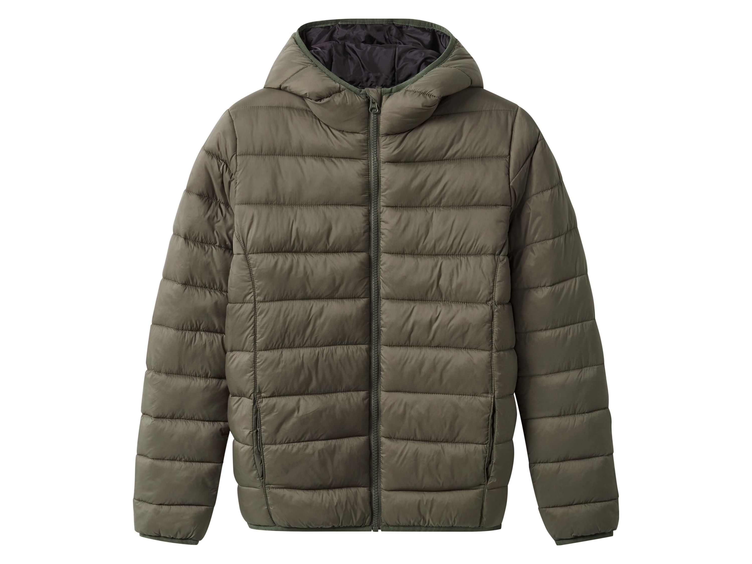 esmara Lekka kurtka dziecięca Ciemnozielony/czarny, 146/152