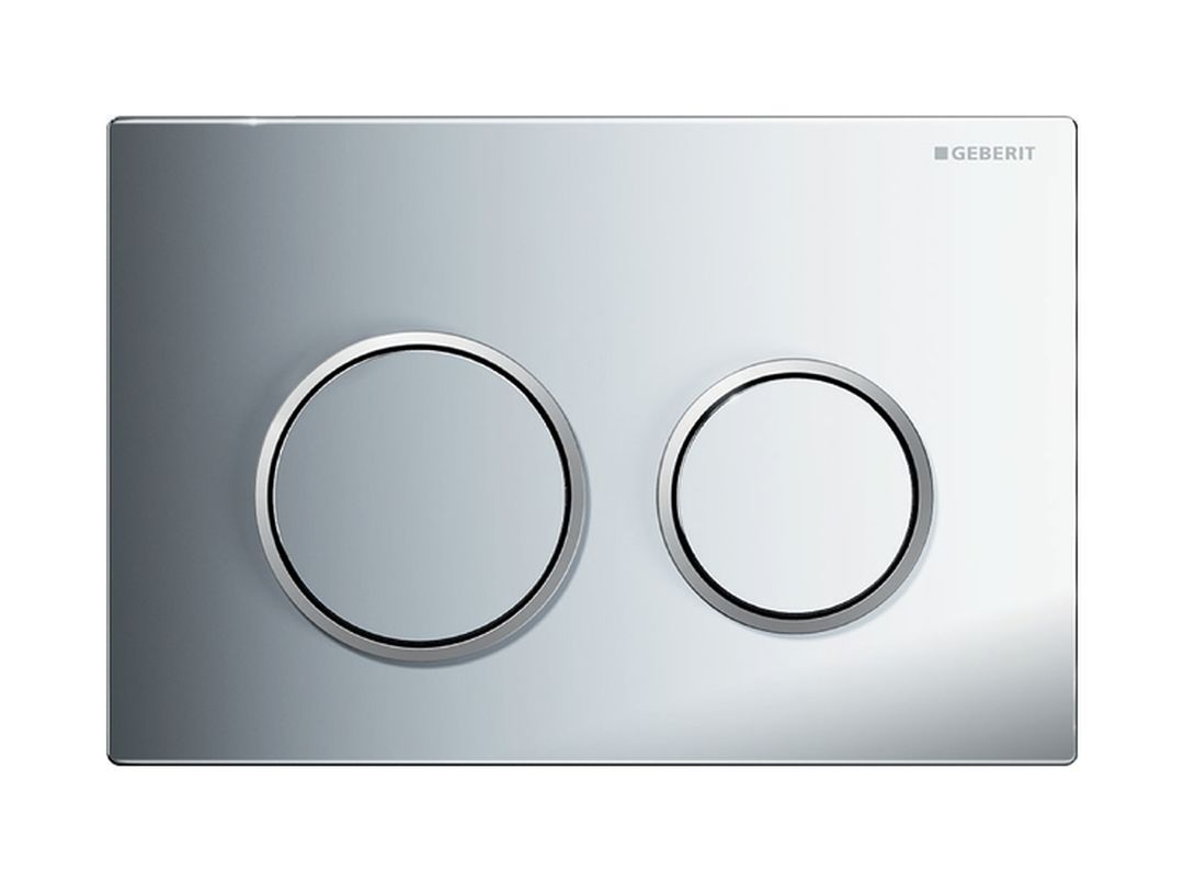 Darmowa Dostawa - Przycisk spłukujący do wc chrom błyszczący-chrom mat Geberit Omega20 115085KH1