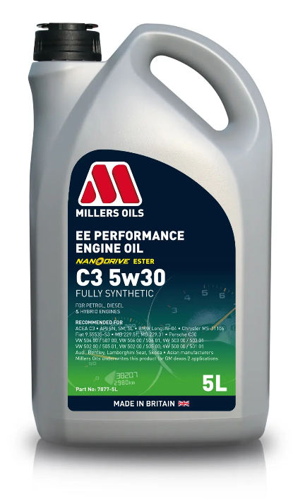 MILLERS EE PERFORMANCE C3 5W30 5L - Petrostar