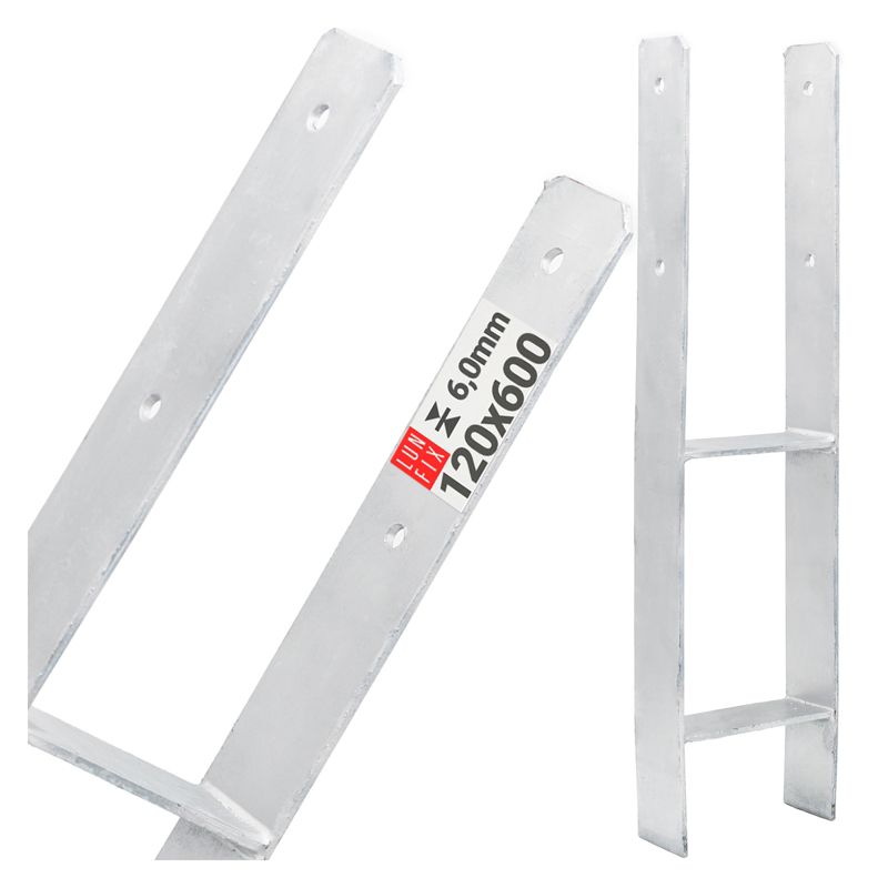 Podstawa słupa Lun Fix do wmurowania typ H 12x60cm 1szt.