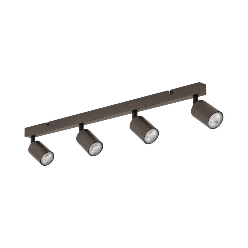 Spot TK-Lighting Top brązowa listwa regulowana 4x gu10 - 1szt.