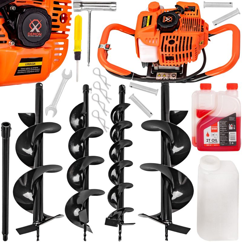 Świder spalinowy 1-osobowy wiertnica glebowa MAR-POL 5,2 KM 1szt.