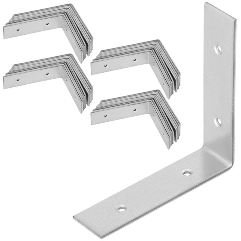 Kątownik ciesielski KOTARBAU nierdzewny ocynkowany 80x80x20 mm 50 szt.