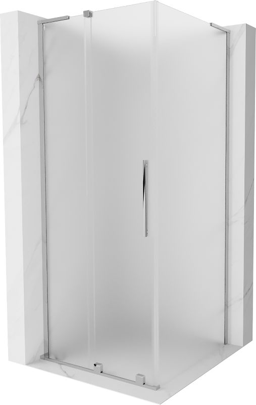 Kabina prysznicowa Mexen Velar L rozsuwana 100 x 100 cm szron chrom 1 szt.