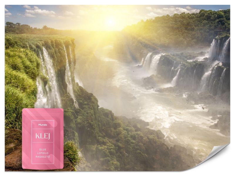 Fototapeta Muralo Wodospad Krajobraz Górski 100x70 cm 1szt.