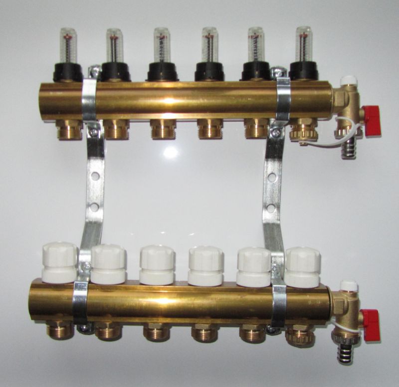 Zespół kolektorów z przepływem 6 moduł