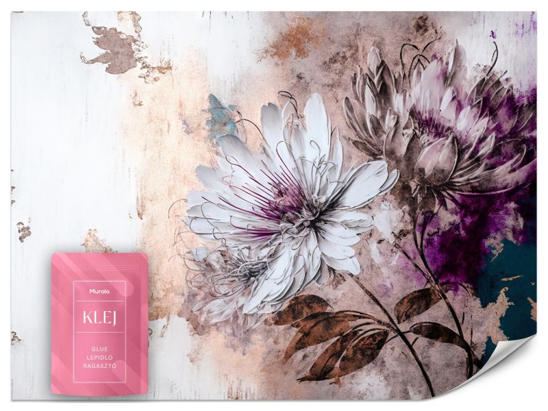 Fototapeta Muralo Abstrakcyjne Kwiaty 400x280 cm 1szt.