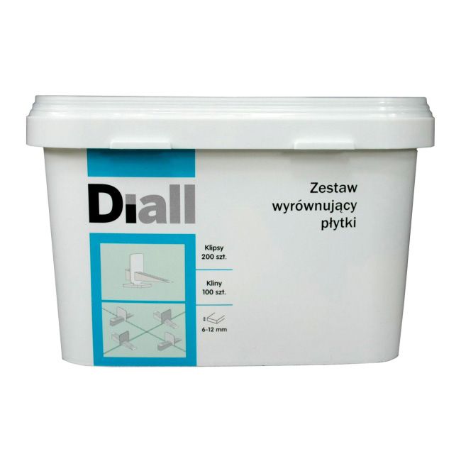 Zestaw wyrównujący płytki Diall 300 szt.