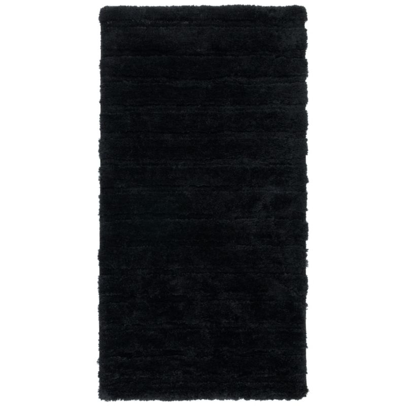 Dywan Shaggy Henry antypoślizgowy do pokoju, przedpokoju, łazienki e-floor 80x150 cm czarny 1 szt