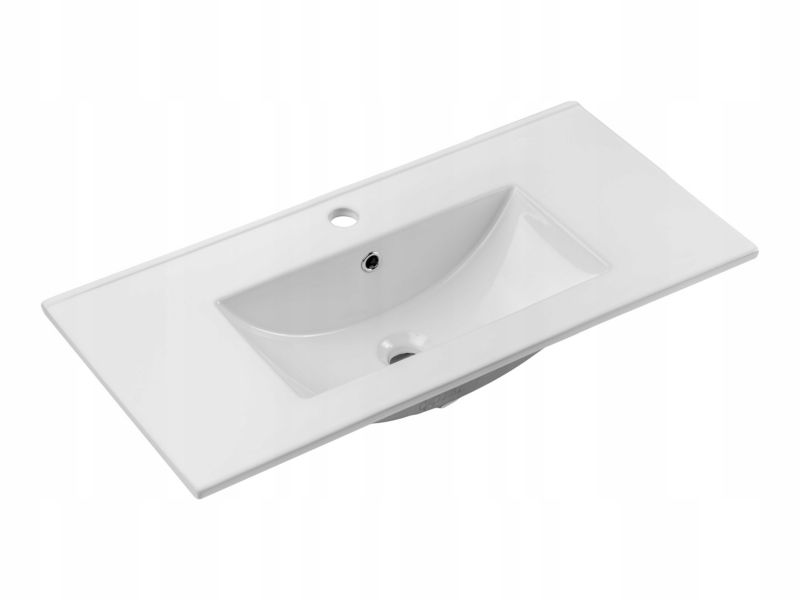 Umywalka meblowa Furnidea 62 cm wpuszczana biały połysk prostokątna DANCE 1 szt.