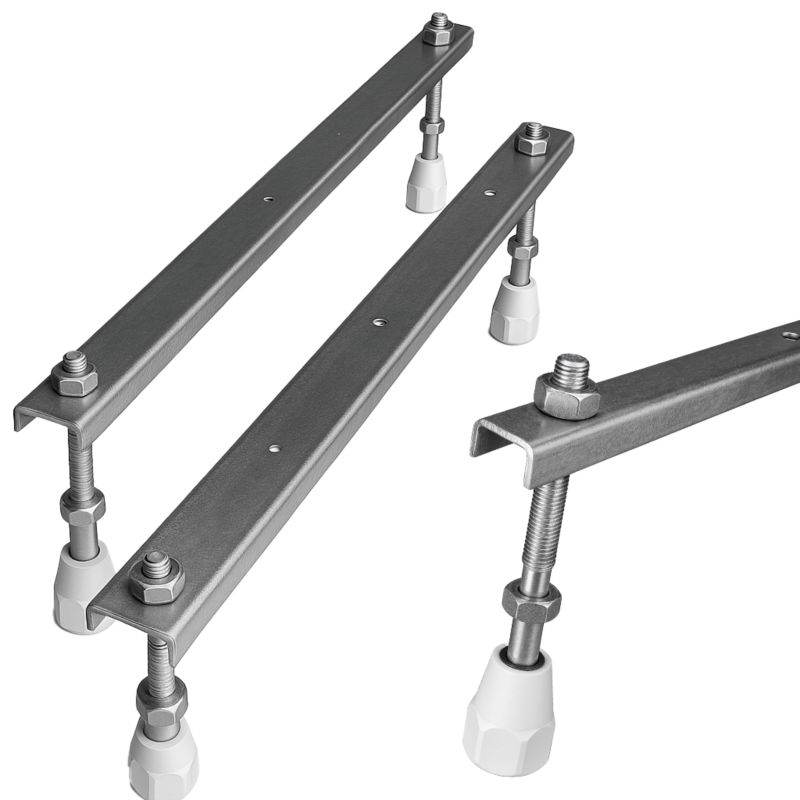 Stelaż Nogi Do Montażu Wanny Z Wspornikami Solidne, Wytrzymałe Łazienkowe 1 szt.