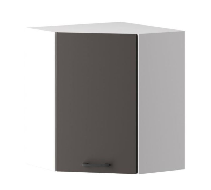 Szafka kuchenna narożna 60 Stolkar CLARA WR P/L szara grafit 1 szt