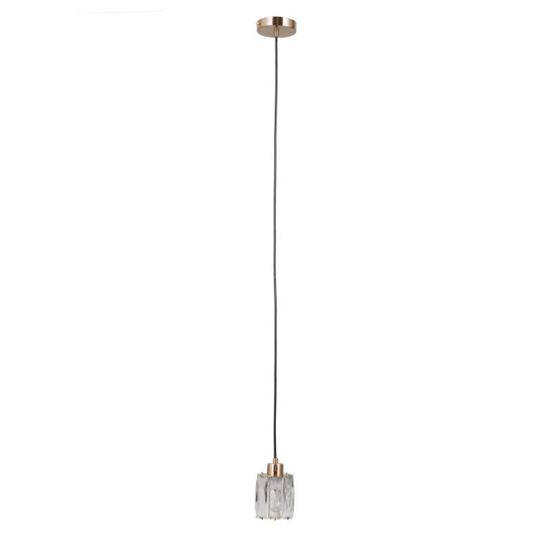 Lampa wisząca Italux TORNO złota 1xE14x40W wym:120x10x10cm IP20 -1 szt.