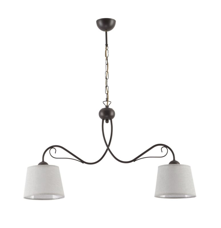 Lampa sufitowa Jupiter KAMELIA venge 2xE27x40W IP20 wym:80x80x20cm - 1 szt.