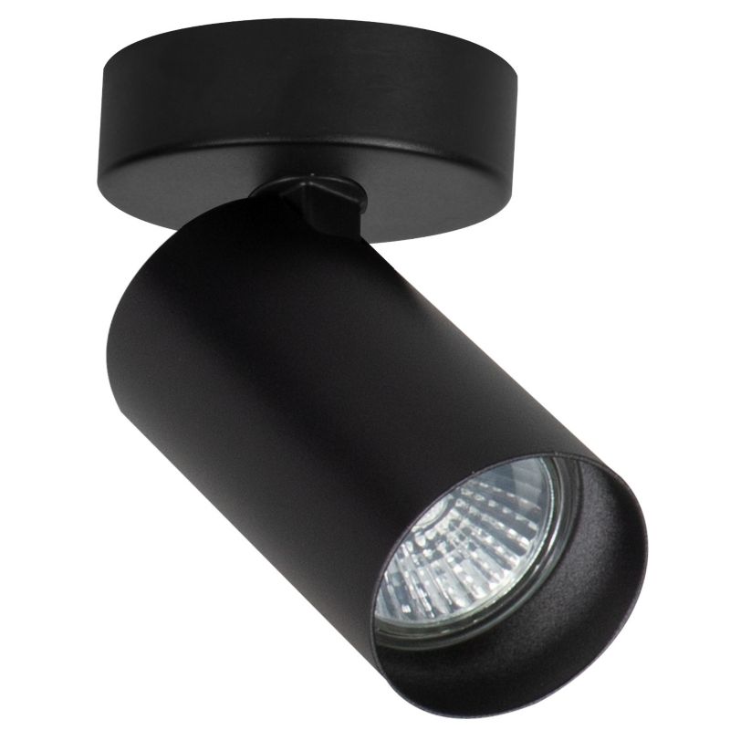 Spot reflektor natynkowy Alfa ALASA czarny 1xGU10x10W wym:10x7x7cm IP20 -1 szt.