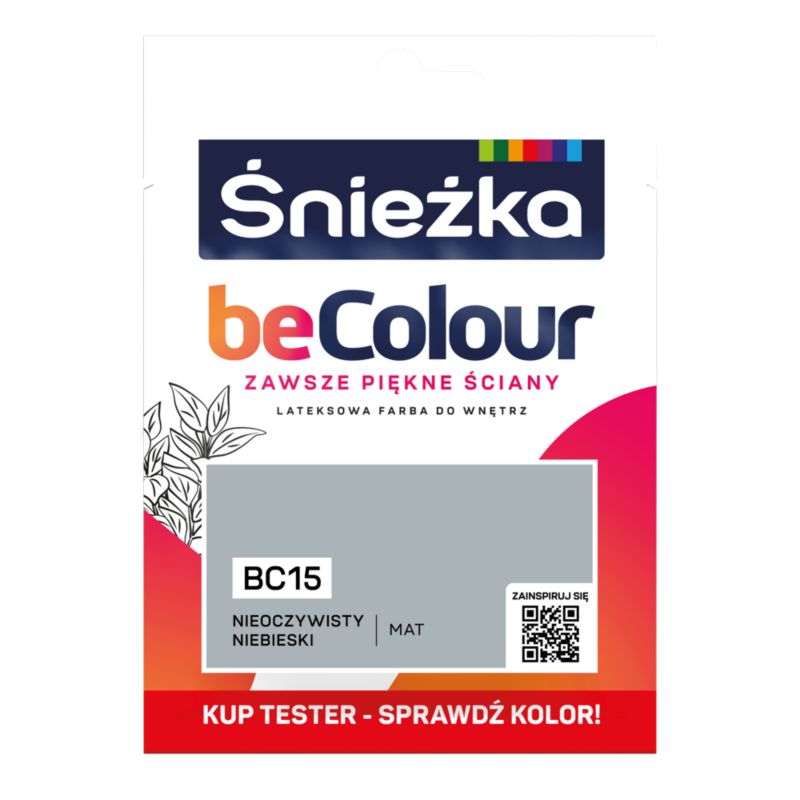 Tester farby Śnieżka Becolour nieoczywisty niebieski 25 ml