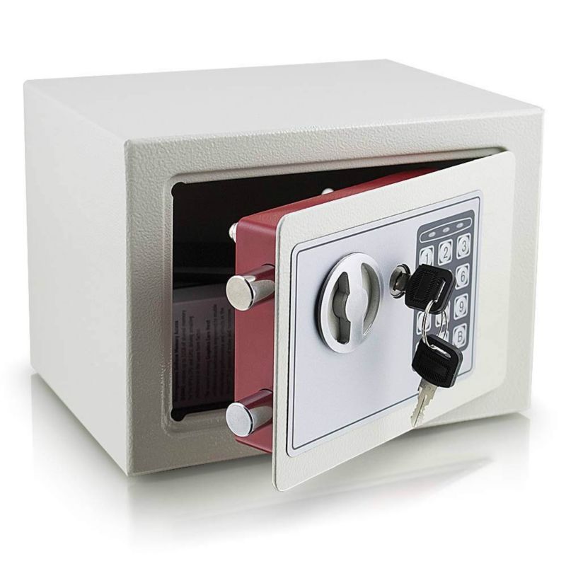 Sejf elektroniczny Bituxx mini jasny szary 1 szt