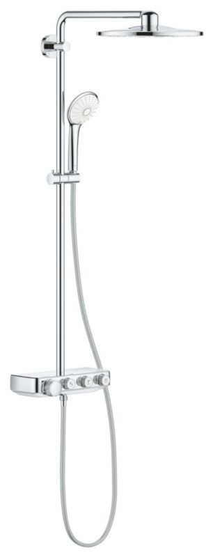 Zestaw prysznicowy Grohe Euphoria termostatyczny z deszczownicą smartcontrol starlight chrom 1 szt.