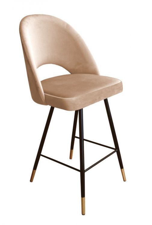 Hoker niski ISKAR VELVET GOLD beżowy ATOS 1 szt.