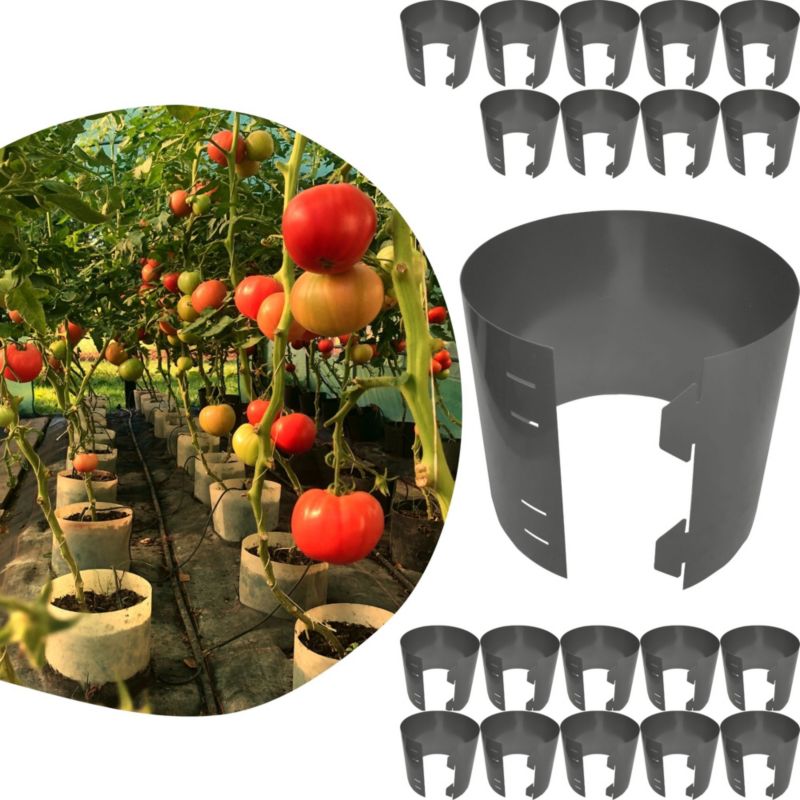 Doniczki spinane Pierścienie cylindryczne SORTON 20 cm x 20 cm - Zestaw 20 szt.