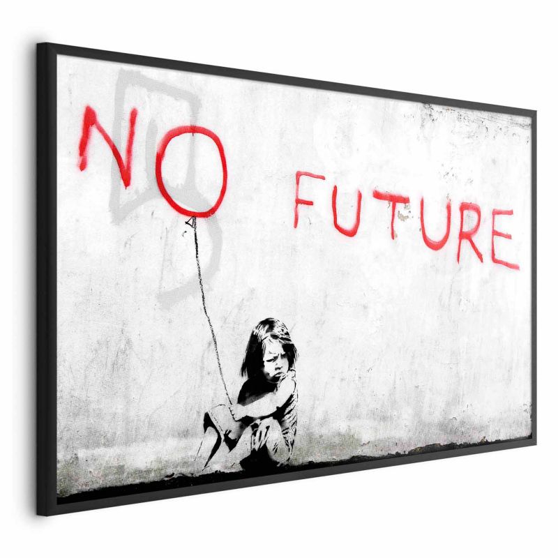 Plakat Artgeist bez przyszłości 60x40 cm z ramą czarną 1 szt