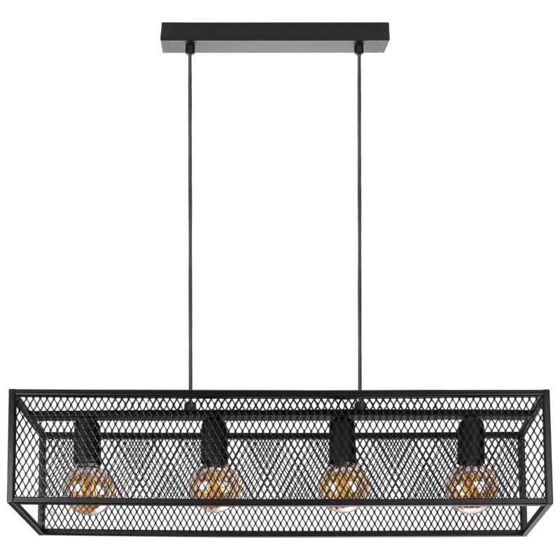 Lampa wisząca Horus Plus Szpak Nowoczesna Loft 1szt