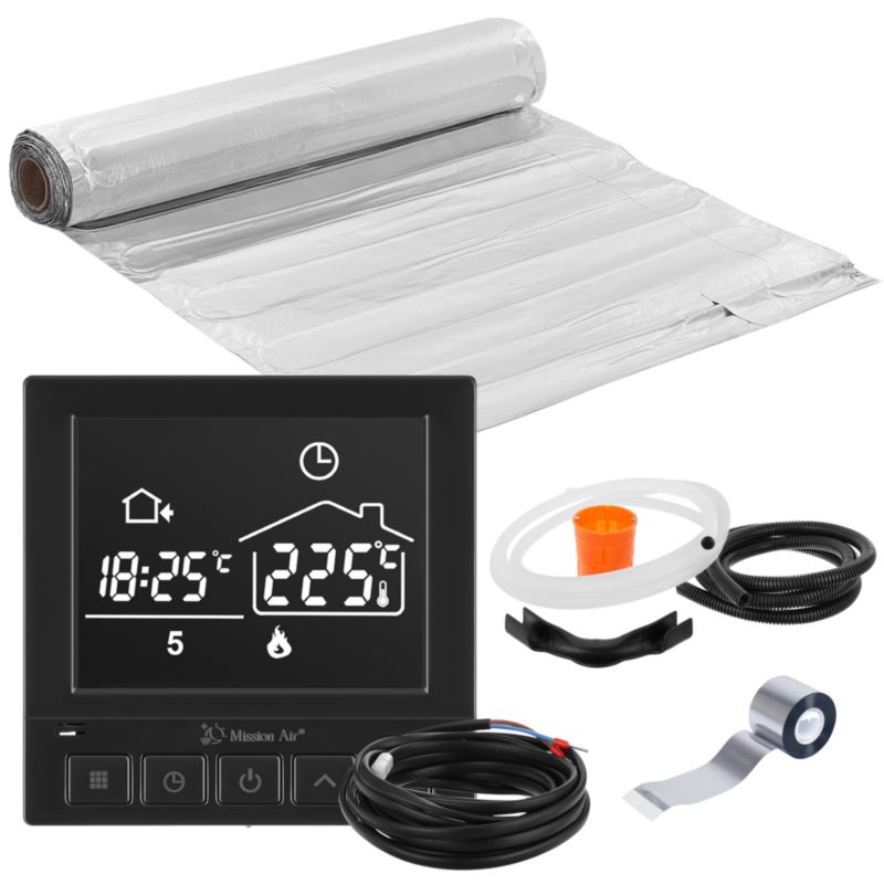 Zestaw mata grzewcza Mission Air pod panele MAL-160 1,5m² + Taurus Black 1 szt.
