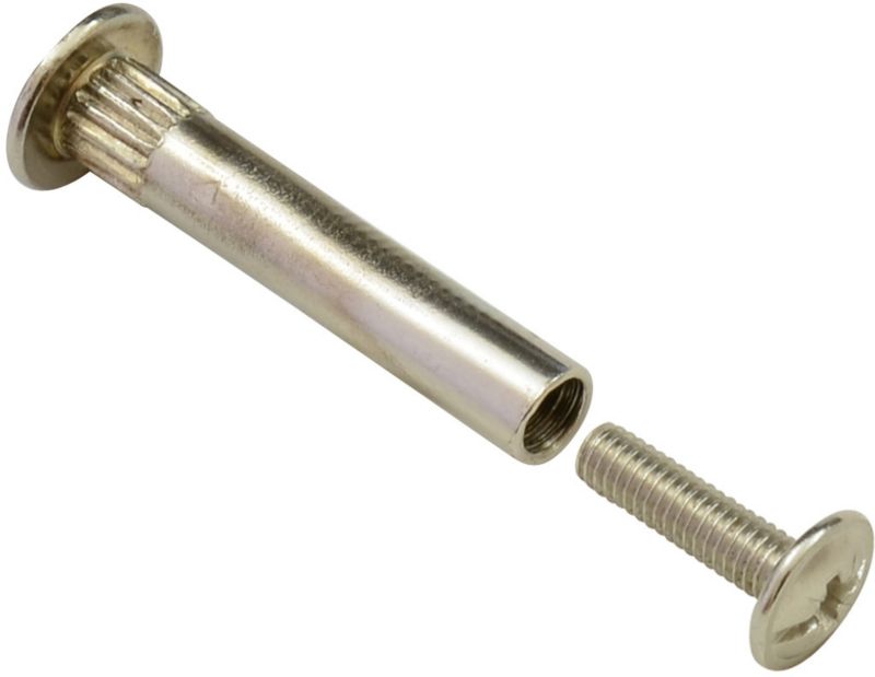 Złącze śrubowe fi 5 mm nikiel