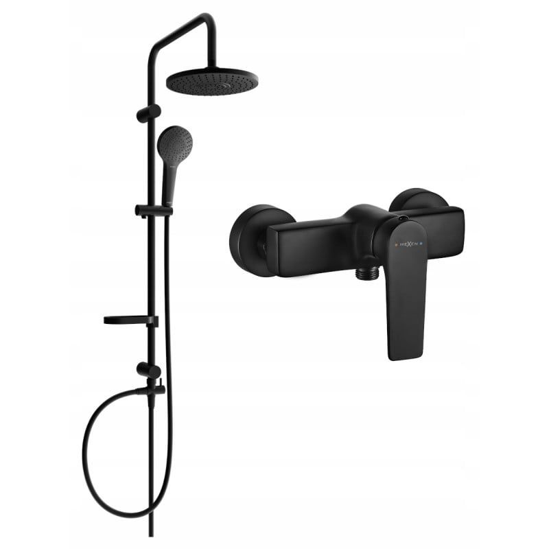 Zestaw prysznicowy Mexen Lynx czarny 745940205-70 1 szt.