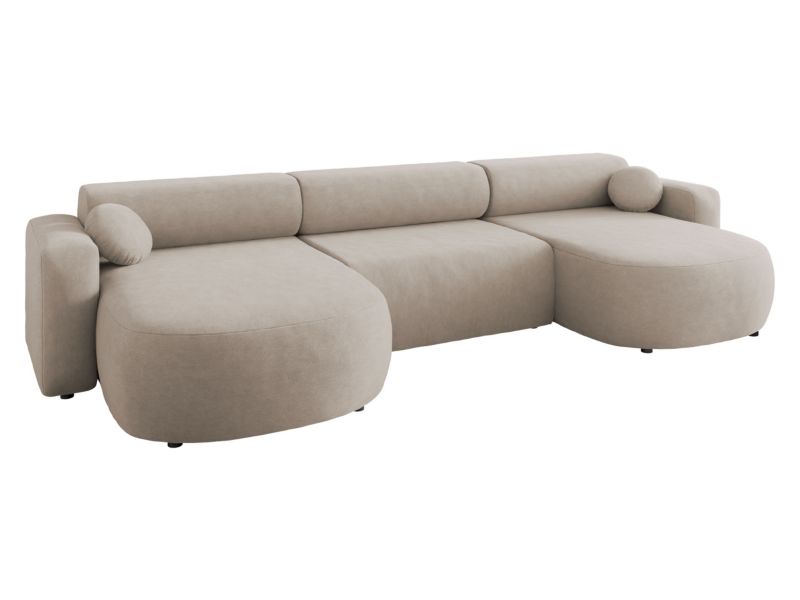 Narożnik z funkcją spania MIRJAN 24 Nicelo U cappuccino 1 szt.