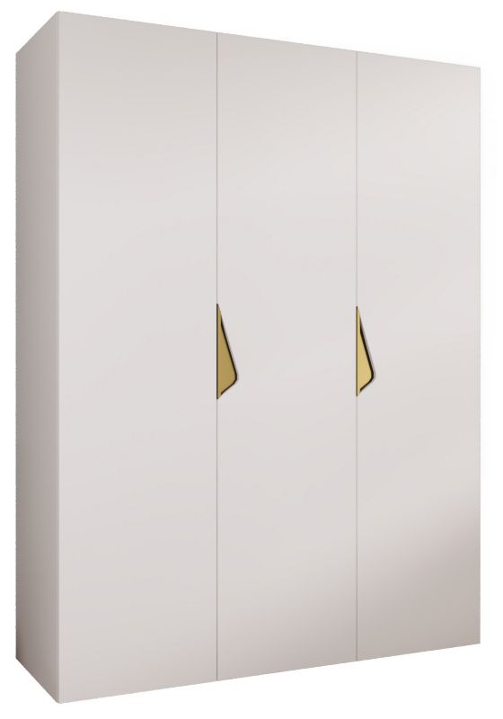 Szafa uchylna otwierana Abiks SANDI 1 150 wys 202 cm Biały + Złoty 1 szt