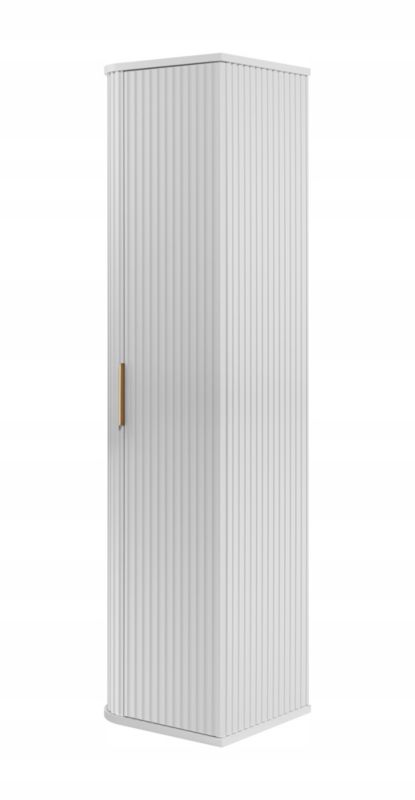 Szafka łazienkowa słupek Furnidea 139 cm wiszący biały GLAMOUR 1 szt.