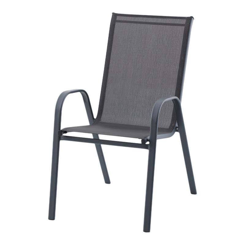 Krzesło GoodHome Brava antracyt