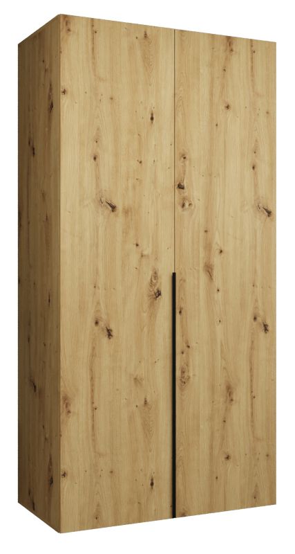 Szafa uchylna otwierana ALICANTE 1 100 wys 202 cm Artisan + Czarny 1 szt