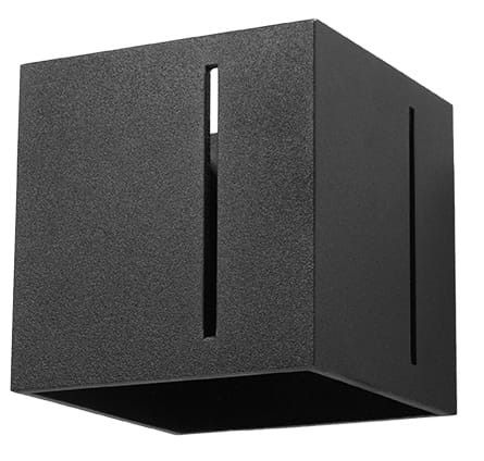Kinkiet ścienny Sollux Lighting Pixar czarny 1 x G9 x 40W IP20 wym: 10 x 12 x 12 cm - 1 szt.