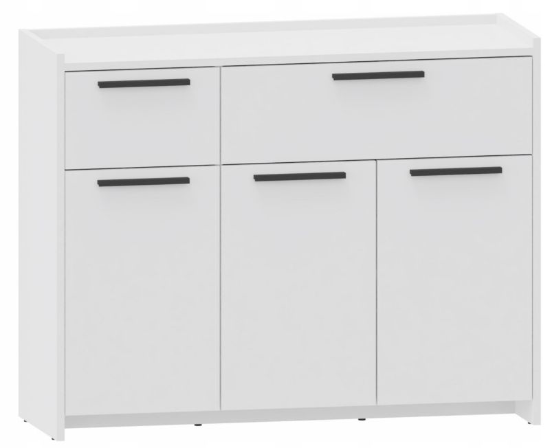 Komoda Matkam szafka ALTIVO COM 100 3D2SW duża biała 1 szt.