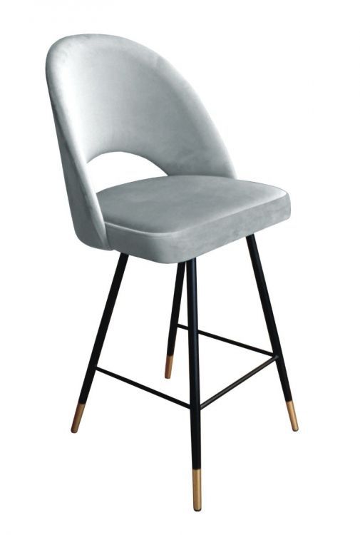 Hoker niski ISKAR VELVET GOLD jasno szary ATOS 1 szt.