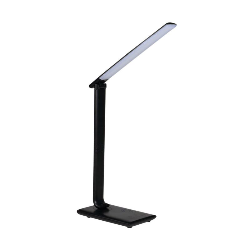 Lampa biurkowa Kanlux Preda czarna LED 7.3W 3000K-5000K 570lm IP20 wym: 67 x 19.5 x 12.5 cm tworzywo sztuczne - 1 szt.