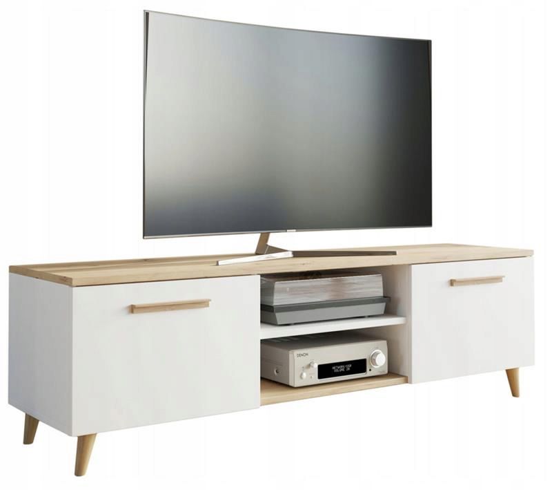 Szafka rtv Matkam szafka BERGEN 150 cm Per artisan-biały 1 szt.