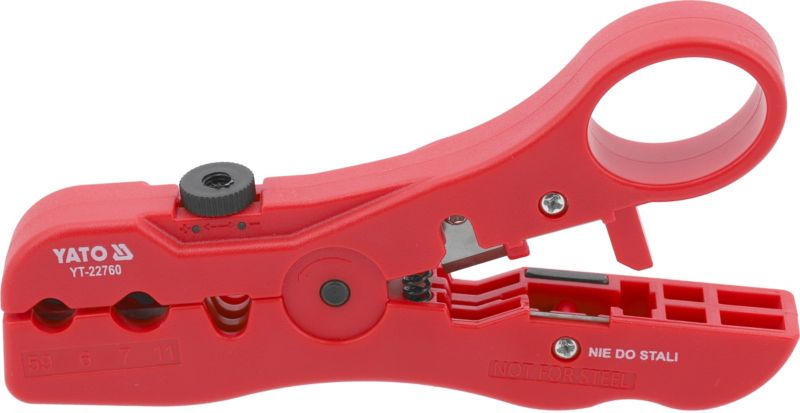 Ściągacz do izolacji Yato RG59 RG6 RG7 RG11