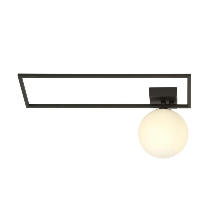 Lampa sufitowa wisząca Emibig Imago czarno-biała wym: 21 x 50 cm 1xE14 x 10W metal 1 szt.